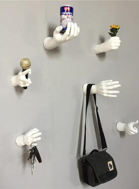 树脂手模壁挂壁饰服装店铺开业装饰品衣帽挂钩直销金银首饰店