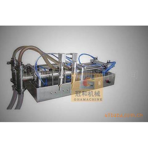 气动灌装机双头气动液体灌装机双头半自动灌装机60ml液体瓶 - 图1
