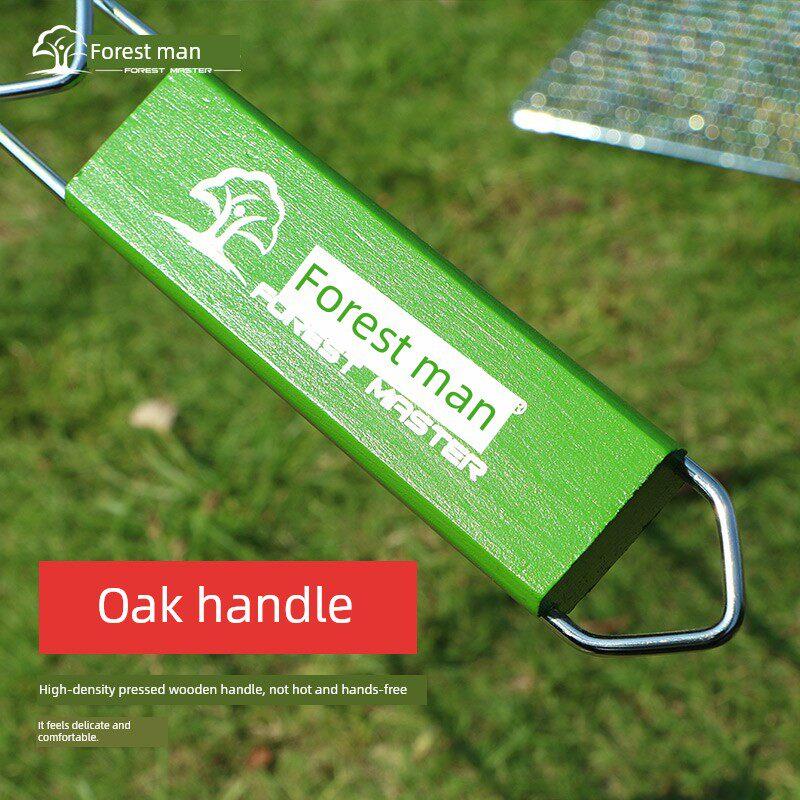 Forest barbecue equipment grilled fish clip stainless steel 304 barbecue plywood net grilled fish net special clip net