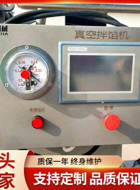 鳕鱼肠动搅拌机 自商用香肠馅真空拌馅设备 双轴料287鸡肠肉拌馅