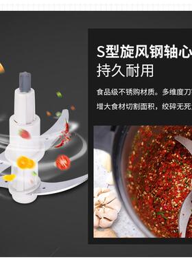10L多功能搅拌碎菜打辣椒捣蒜饺馅大容量绞肉机商家用电动不锈钢