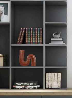 S型抽象艺术花瓶摆件北欧现代客厅电视柜民宿样板间陈列家居饰品