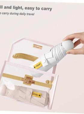 Mini Pocket Umbrella Women UV Small Umbrellas 260g Rain Wome
