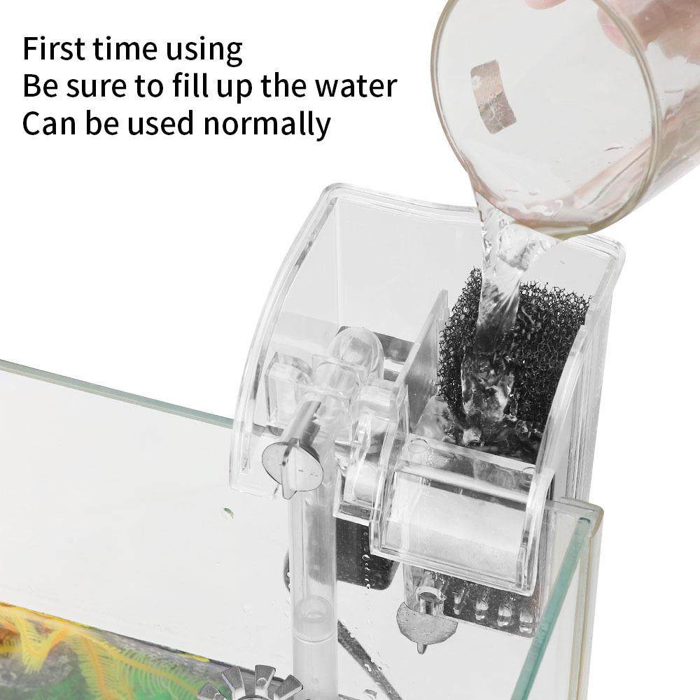 过滤器壁挂式瀑布过滤外置过滤器鱼缸氧泵小型乌龟缸滤棉油膜处理,淘宝优惠券,粉丝福利购,淘宝优惠卷