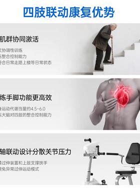 爱戈尔中风偏瘫康复训练器材健身电动脚踏车手部腿部锻炼器械老人