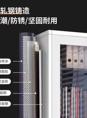 钢制文件柜办公室档案柜铁皮矮柜带锁储物柜资料凭证收纳柜更衣柜