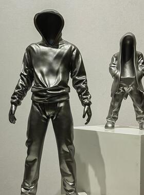 现代卡简约抽象通物雕塑摆件样板房售处楼客厅设计师QZ-A157家居