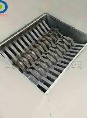 工旧业级废物料撕碎设备生活965垃圾液压粉桶机金属油双轴碎破碎