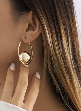 round bead collarbone chain with open collar necklace项炼