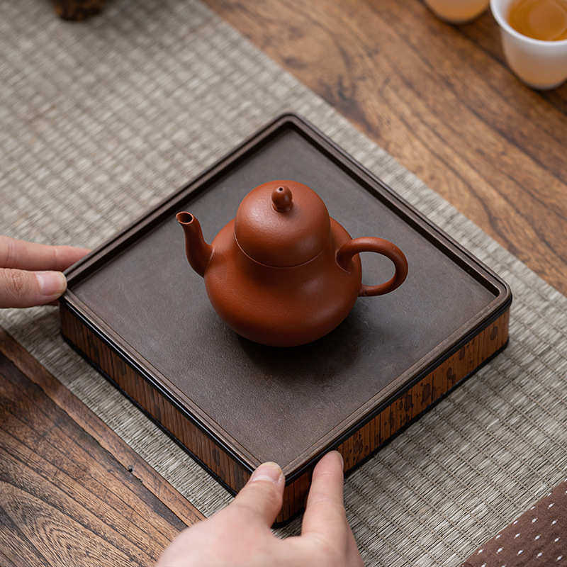 中式梅妃竹古锡壶承干泡台蓄水底座家用建水茶承茶盘托盘功夫茶具,淘宝优惠券,粉丝福利购,淘宝优惠卷