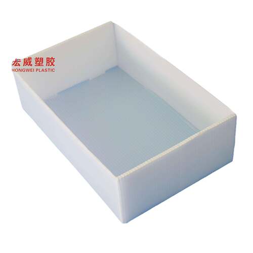 冻虾塑料盒pp中空板包装海鲜内托盒防水防冻扁盒保鲜冷链包装盒 - 图0