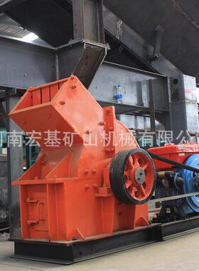 小型锤式打砂机建筑垃圾粉碎机重锤式破碎机锤式石灰石破碎机