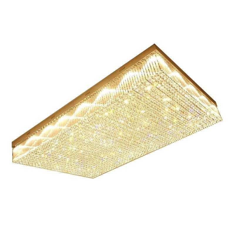 客厅餐厅水晶灯吸顶灯酒店宾馆大堂宴会厅会所过道走廊长方形灯具,淘宝优惠券,粉丝福利购,淘宝优惠卷