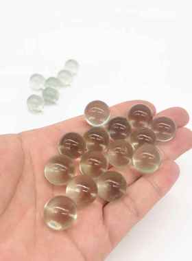 玻璃球弹珠16mm17mm19㎜22mm实心透明玻璃球自喷漆