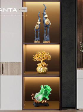 新中式轻奢树脂饰品研究领导办公室销售部高端大气高端饰品