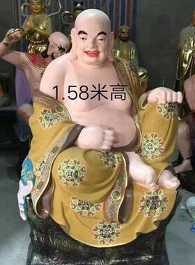 玻璃钢彩绘十八罗汉雕塑寺庙神像摆件各种庙宇佛像菩萨金刚雕塑