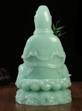 坐莲观音南海观音菩萨佛像客厅家用供奉观世音送子菩萨观音像摆件