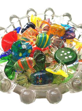 百款琉璃糖果玻璃装饰品工艺品摆件家居节日摆设儿时记忆