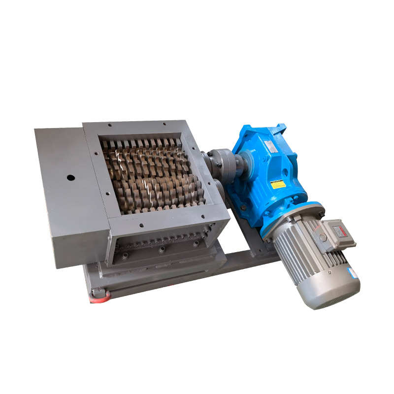 Shredder chassis small double shaft plastic tire crusher kitchen waste domestic waste metal rubber crusher