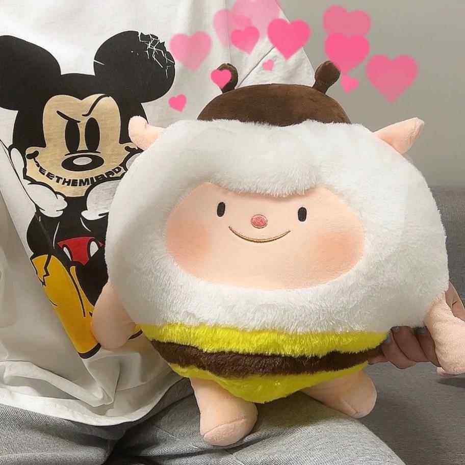 蛋仔派对dongdong小羊蛋仔派对周边公仔毛绒玩具蜜蜂羊蜜抱枕送女生日礼物