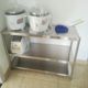 Kitchen storage rack 3-layer stainless steel microwave oven rack floor-standing multi-layer vegetable pot rack rack 4 storage storage rack