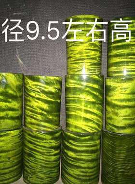 金丝楠阴木波纹笔筒乌木摆件文房四书房摆件送礼佳品