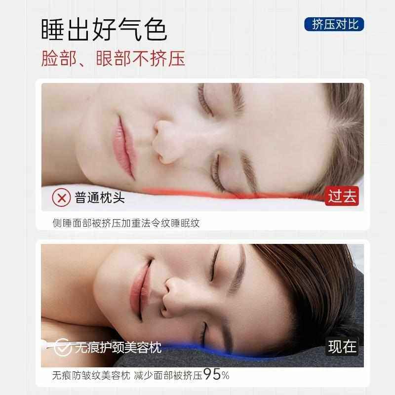 枕头护颈椎助睡眠侧睡不压脸耳蝶形记忆棉枕头防打呼噜止酣颈椎枕,淘宝优惠券,粉丝福利购,淘宝优惠卷