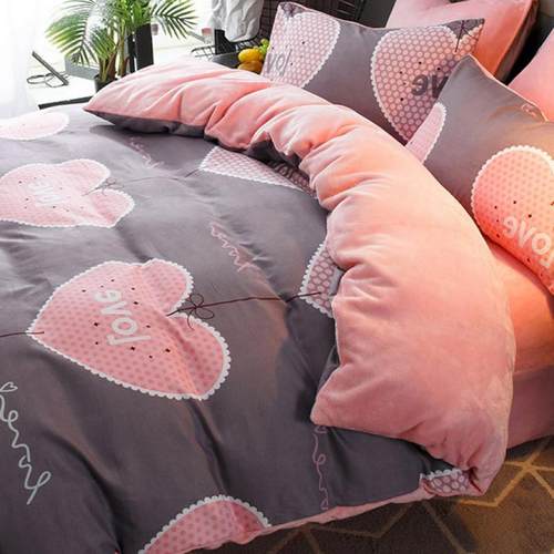 B0Z冬季A水洗棉B法面兰绒加被上套单件单绒weD4AB4X法莱绒床绒被 - 图2