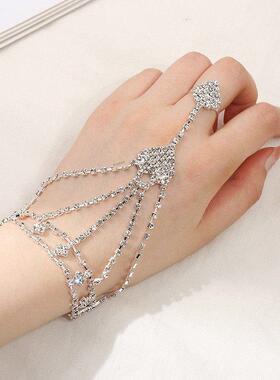 新时尚钻石手炼环集成炼酷拉丁舞手炼时尚女性混搭手炼