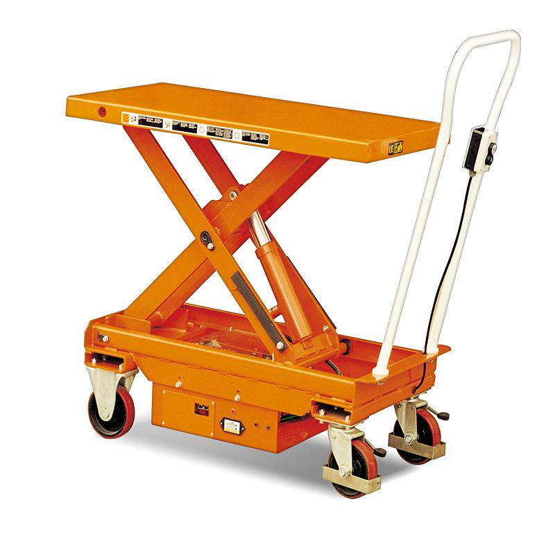 Large table foot-operated hydraulic lifting platform scissor-type mobile electric mold handling lifting platform