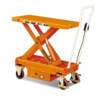 Large table foot-operated hydraulic lifting platform scissor-type mobile electric mold handling lifting platform