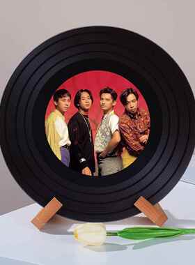 beyond乐队黄家驹可定制黑胶唱片摆件新家电视柜壁龛装饰摆饰礼物