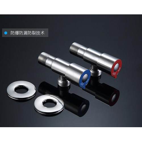 304不锈钢角阀全铜加厚冷热三角阀热水器一进二出家用开关4分水阀 - 图3