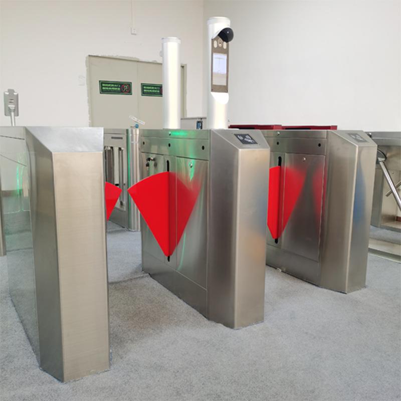 Office building wing gate access control attendance school parent push information system channel gate machine swing gate fully automatic