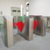 Office building wing gate access control attendance school parent push information system channel gate machine swing gate fully automatic