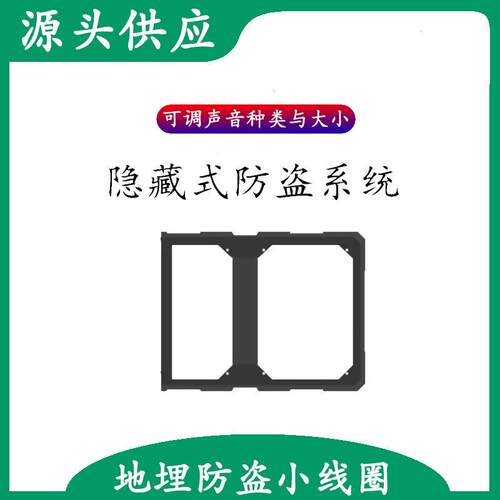 晟南服装店铺隐形门禁地埋防盗系统隐蔽式防盗门声磁防盗报警器 - 图1