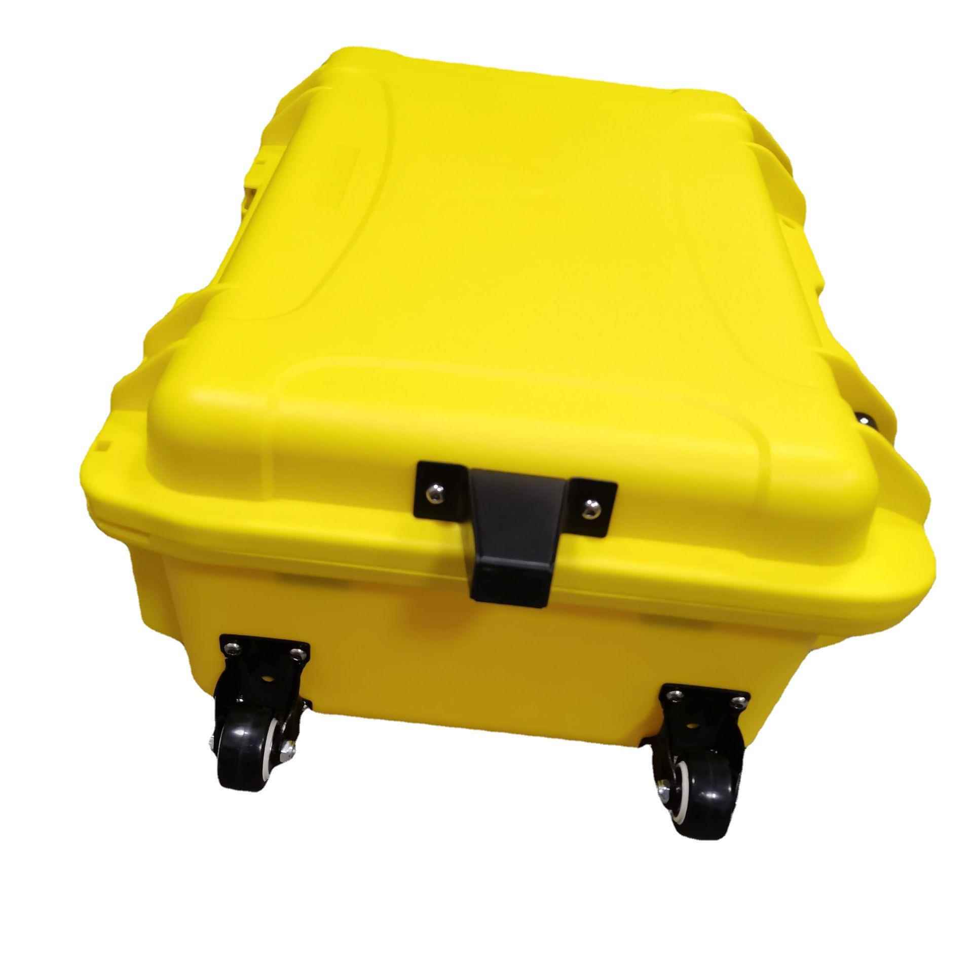 Screw hole belt with panel position plastic tool box pull rod plastic tool box with rod pull JHB cleaning chassis