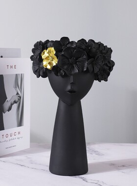 轻奢家居客厅饰品ins树脂工艺品 北欧风17*27cm创意摆件