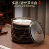 Multi-layer light-proof tea cake box transparent storage box household high-end tea accessories sealed dust-proof and moisture-proof tea can