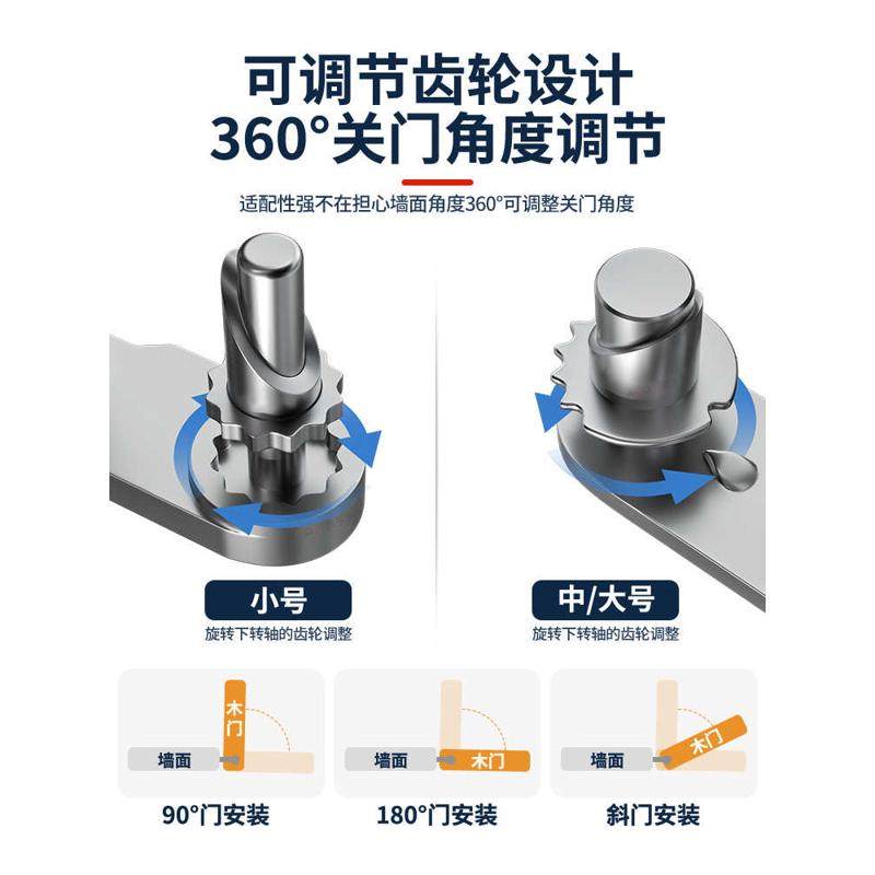T吧台回弹铰链半腰门合页天地转轴卫生间柜台内外左右双开自由进,淘宝优惠券,粉丝福利购,淘宝优惠卷