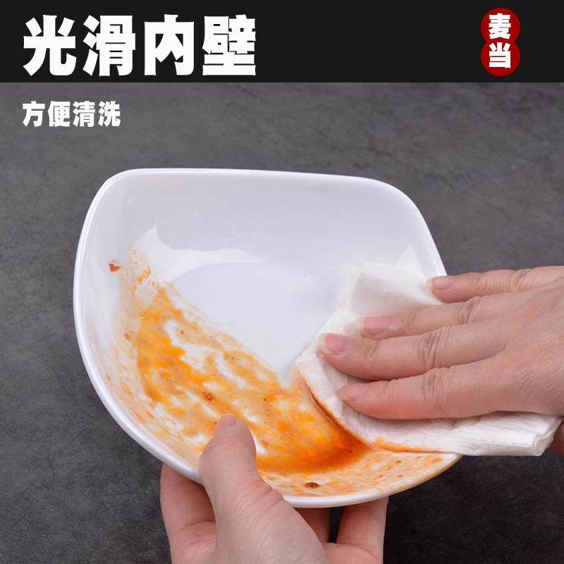 密胺中式快餐店小碗菜餐具套装学校食堂单位专用打菜碗盘组合商用,淘宝优惠券,粉丝福利购,淘宝优惠卷