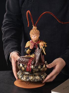 黑神话齐天大圣悟空摆件雕像客厅玄关桌面斗战 胜佛装饰模型工艺