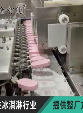 自动化冰淇淋冷饮厂生产加工冰糕霜条雪基甜筒半自动手动设备定制