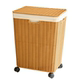 American-style dirty laundry basket household high-value light luxury dirty laundry storage basket with lid cart bedroom imitation rattan laundry basket