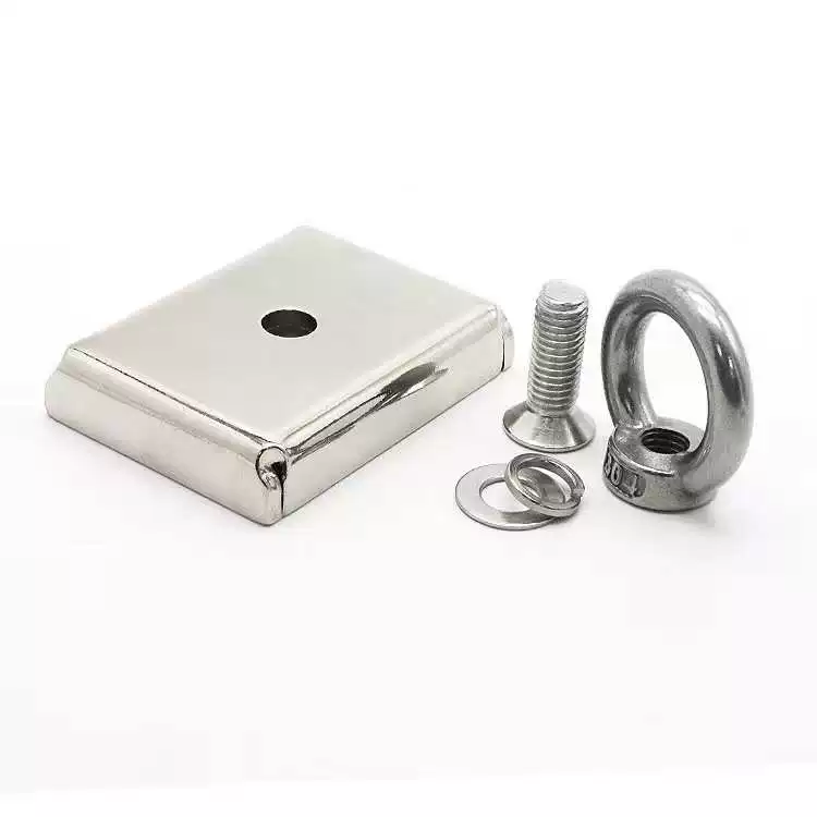 Square powerful magnetic strong magnet, 75x, 55x, 17mm