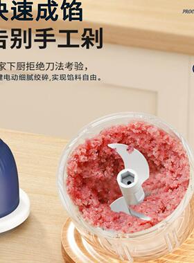 帕尼迪蒜泥器副食品机婴儿绞肉机压蒜器无线电动蒜蓉器压蒜器打蒜