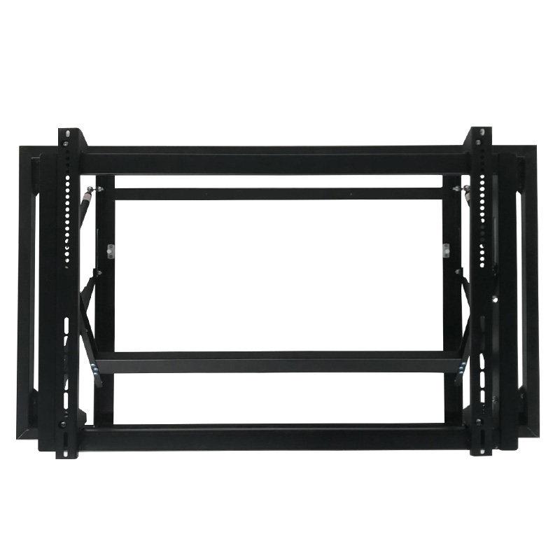 49/55/65/86/98/100-inch splicing screen front maintenance hydraulic bracket TV wall embedded telescopic hanger