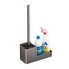 Toilet brush wall-mounted punch-free storage rack for home use without dead corners toilet brush bathroom bathroom toilet artifact