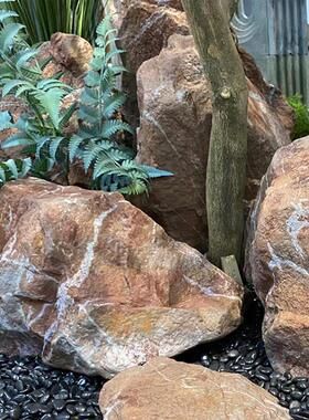 pu彷真石头灰色定制泡沫雕塑假山假石商场造景道具橱窗舞台车展