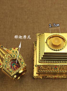藏传用品释迦牟尼佛 如来八塔之菩提塔舍利子佛塔舍利塔28cm